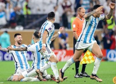 خلاصه بازی آرژانتین 3 (4) ، (2) 3 فرانسه؛ خوشبختی مسی در فینال جنون آمیز
