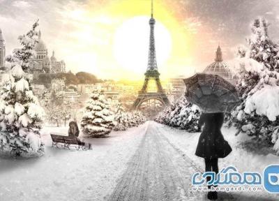 خداحافظی زمستانی برج ایفل با مردم نگران پاریس