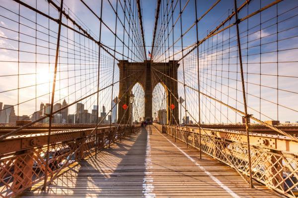 پل بروکلین ، پل معلق در آمریکا Brooklyn Bridge