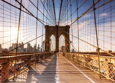 پل بروکلین ، پل معلق در آمریکا Brooklyn Bridge