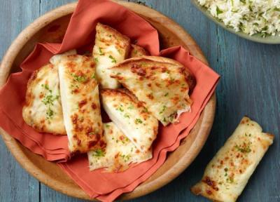 طرز تهیه نان سیر با نان تست در 30 دقیقه با فر یا در ماهیتابه